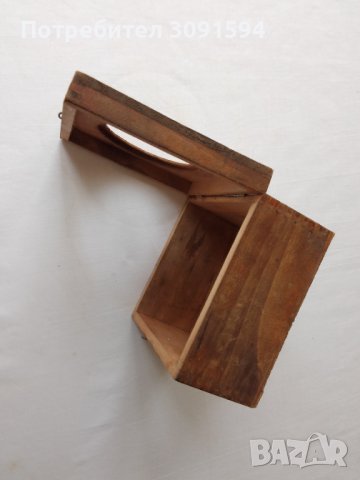 Дървена кутия за будилник/ настолен часовник, снимка 6 - Антикварни и старинни предмети - 42046698