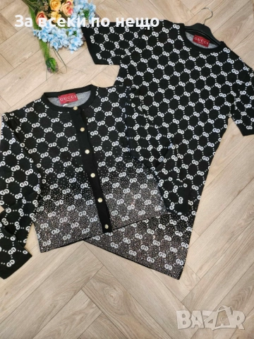 Gucci Дамски Комплект - 3 Налични Цвята Код I_108, снимка 3 - Комплекти - 52110491