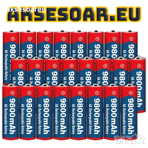 2 бр. нови бързо зареждащи се акумулаторни батерии с високо качество 9800 mAh 1.5 V батерия за фенер, снимка 4 - Батерии, зарядни - 48979317