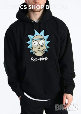 Суичър унисекс без цип RICK and MORTY, снимка 7 - Суичъри - 34690748