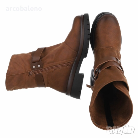 Дамски класически боти до глезена, 3цвята , снимка 8 - Дамски боти - 51952862