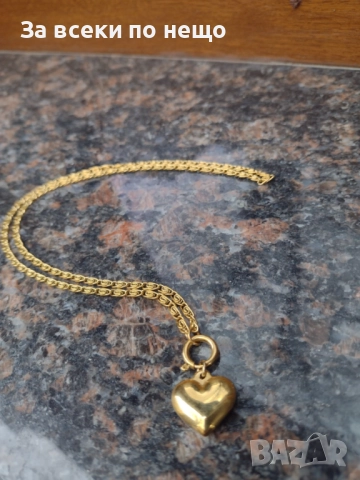 Колие От Медицинска Стомана Сърце Код SV-39, снимка 2 - Колиета, медальони, синджири - 52499514