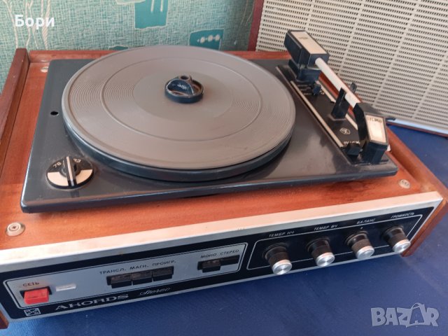 Грамофон Akords-stereo, снимка 3 - Грамофони - 44394628