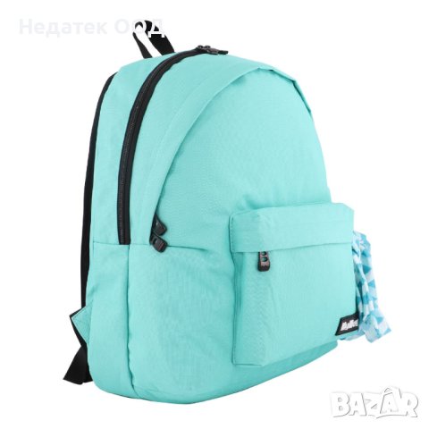 Раница My Way, С бандана подсилен гръб, 36х14х45см, Тюркоазена, снимка 2 - Раници - 40874731