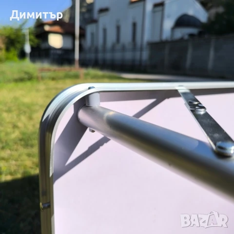 Маса алуминиева сгъваема НОВА, снимка 5 - Маси - 51393425
