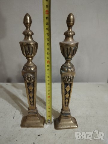 две месингови апликации-комплект, снимка 2 - Антикварни и старинни предмети - 44256658