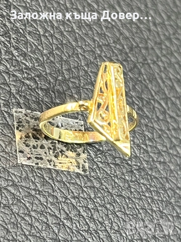 Пиано Златен пръстен Детски 14 K 585 Gold zlatni prasten, снимка 3 - Пръстени - 52841394