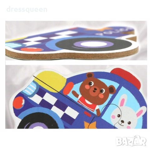 3603 Детски пъзел животни в метална кутия, снимка 10 - Игри и пъзели - 44597249