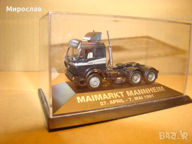 HERPA H0 1/87 MERCEDES BENZ ВЛЕКАЧ КАМИОН МОДЕЛ ИГРАЧКА, снимка 7 - Колекции - 48483640