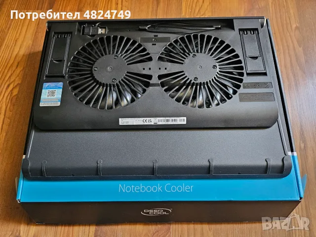 Поставка DeepCool N65, Охладителна, 17,3”, Notebook Cooler, снимка 6 - Лаптоп аксесоари - 56346243