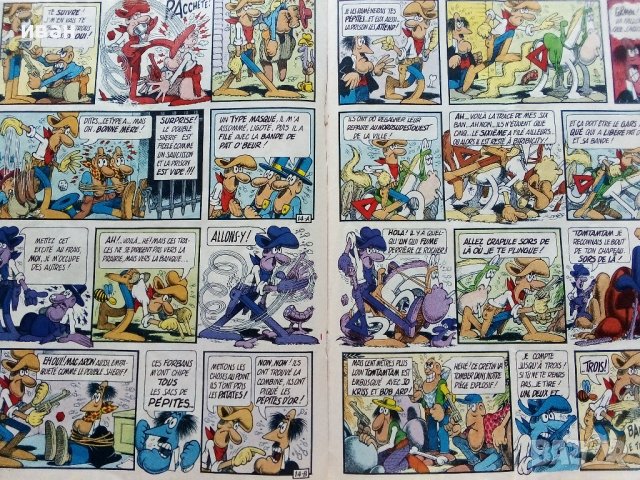 Френски комикс "Goccobill le cow-boy spaghetti de jacovitti"  (Les BD blocs de Pif) - 1982, снимка 4 - Списания и комикси - 41224961