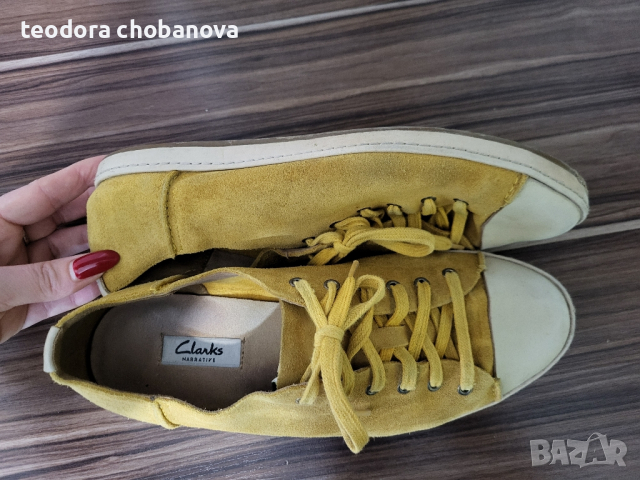 Дамски летни обувки Clarks, снимка 2 - Маратонки - 44696316