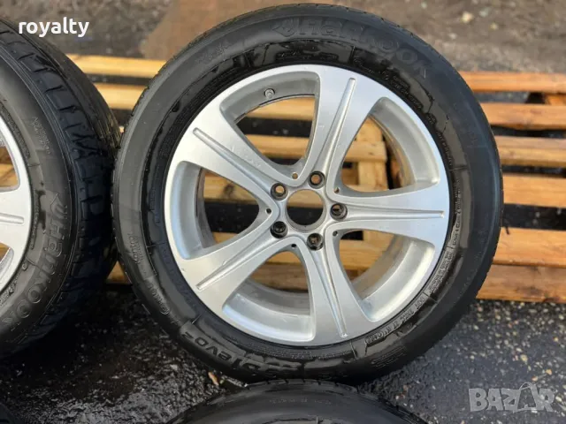 5х112 17 Джанти Лети Mercedes Audi VW Seat Skoda 5x112 ET 40 J 7.5 Централен отвор 66.6 Летни гуми з, снимка 2 - Аксесоари и консумативи - 49667318