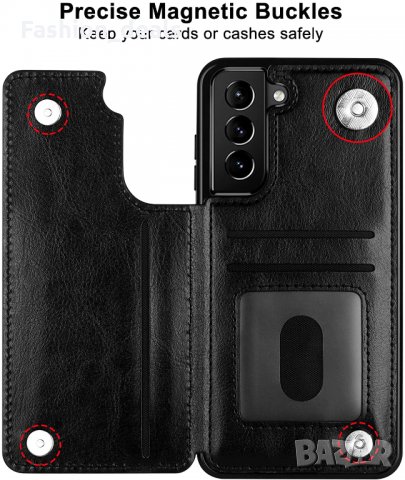 Нов флип кожен калъф / кейс за телефон Samsung S21 FE Защита Самсунг , снимка 5 - Калъфи, кейсове - 36025790