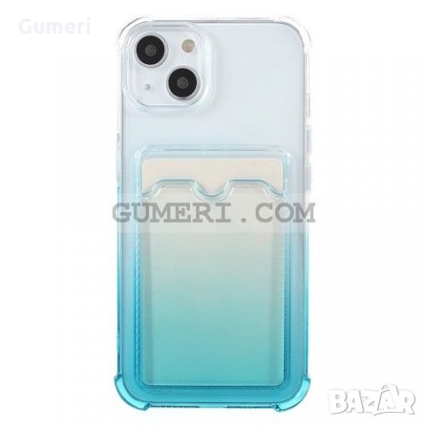 Apple iPhone 13 - Силиконов Гръб Air със Слот за Карта , снимка 18 - Калъфи, кейсове - 34807865