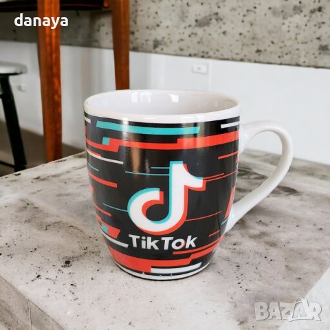 4462 Керамична чаша Тик ток, снимка 5 - Чаши - 44175598