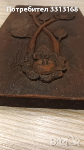 Дърворезба цветя , снимка 5 - Декорация за дома - 52082875