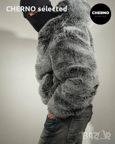 ZARA Яке от изкуствен косъм с качулка – Размер L – Ново без етикети, снимка 8 - Якета - 52860348