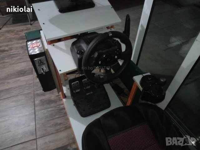 Симулатор на Logitech g 920 с Xbox series s с монетник и ръчна спирачка , снимка 4 - Xbox конзоли - 42083718