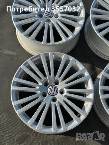 Оригинални джанти VW Zolder 18" 5x112 (Golf R32) – ТОП състояние, след боя!, снимка 2 - Гуми и джанти - 53759533