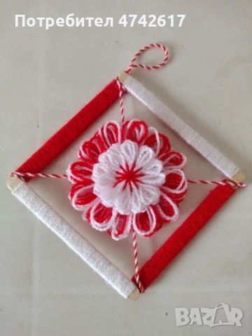 Мартеници- ръчна изработка, снимка 10 - Български сувенири - 53536479