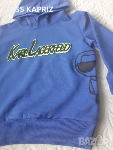 Худи-суичър  за момче 3-4г.KARL LAGERFELD , снимка 5 - Детски анцузи и суичери - 41372170