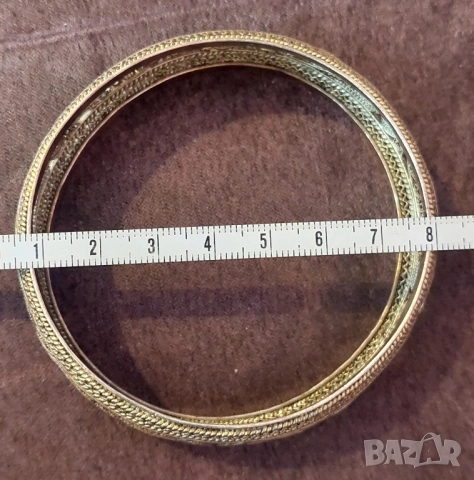 Сребърна тежка гривна , снимка 6 - Гривни - 51659655