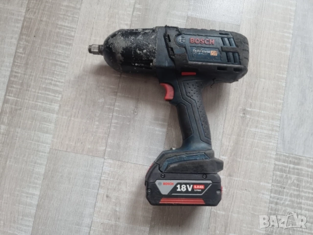 Ударен гайковерт BOSCH GDS 18V Li - HT и батерия 5А