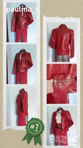 Два броя / M / XL / Естествена кожа / "Vroom & Dressman" "Enjoy||" / Рокерско яке , снимка 12 - Якета - 49204981