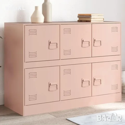 vidaXL Бюфет, розов, 99x39x73 см(SKU: 841794), снимка 2 - Бюфети - 56129335