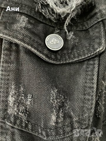 Дънков елек с ресни FORNARINA, снимка 6 - Елеци - 44418761