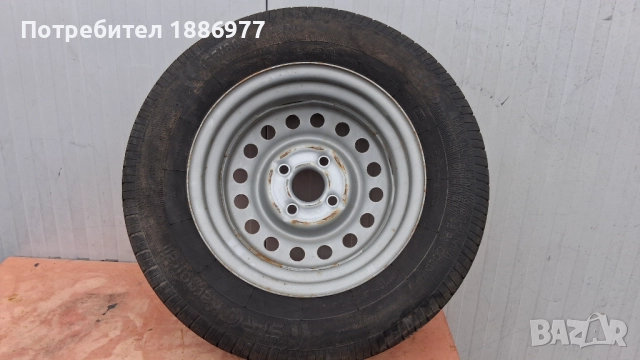 Гума с джанта за ремърке, снимка 9 - Гуми и джанти - 52662442