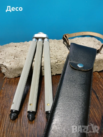 Стар статив,тринога за фотоапарат., снимка 3 - Антикварни и старинни предмети - 53477054