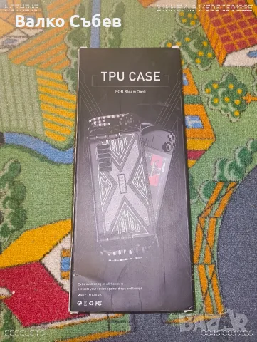 Неупотребяван Steam deck TPU case