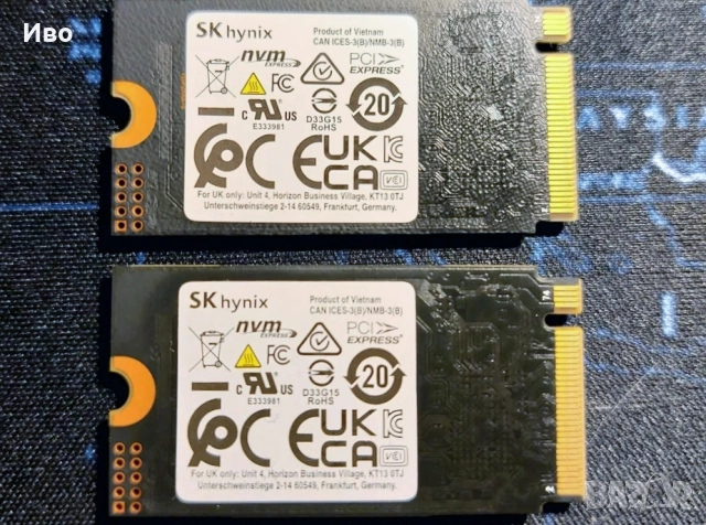 512 GB SKHynix PVC10 Nvme SSD PCIe Gen4 x4 m.2 2242, снимка 5 - Твърди дискове - 52686473