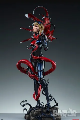 Ръчно изработениа статуя на Гвенъм от Спайдър - мен /Marvel Gwenom simbioted, снимка 2 - Фигурки - 53288621