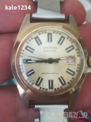Часовник Ruhla ANKER. Vintage watch. Made in GDR. Механичен. Мъжки. 