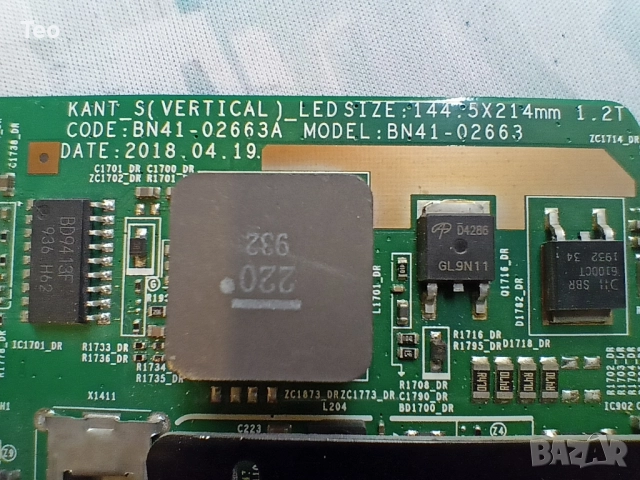 Main board BN94-13998F от Samsung UE32N5372AU , снимка 2 - Части и Платки - 51801260