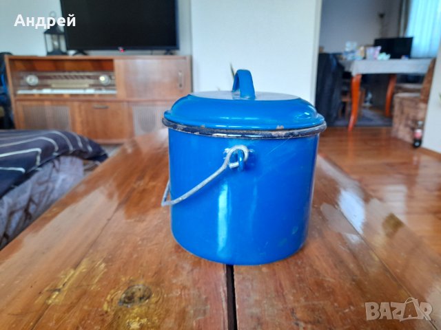 Стара емайлирана котленка #9