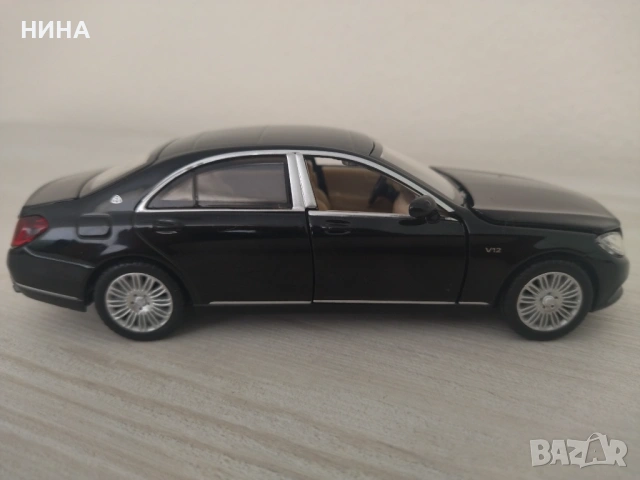 Метална количка Mercedes -Benz S 600 !!, снимка 6 - Колекции - 53649036