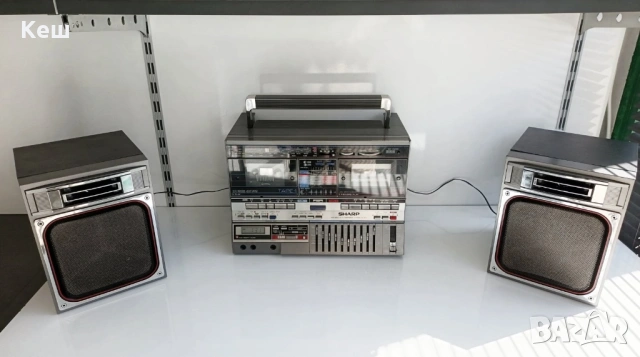 Радиокасетофон Sharp GF800, снимка 5 - Радиокасетофони, транзистори - 53827200
