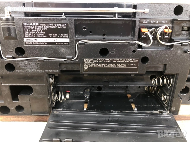 Радиокасетофон Sharp WF-340(BK), снимка 12 - Радиокасетофони, транзистори - 53604719