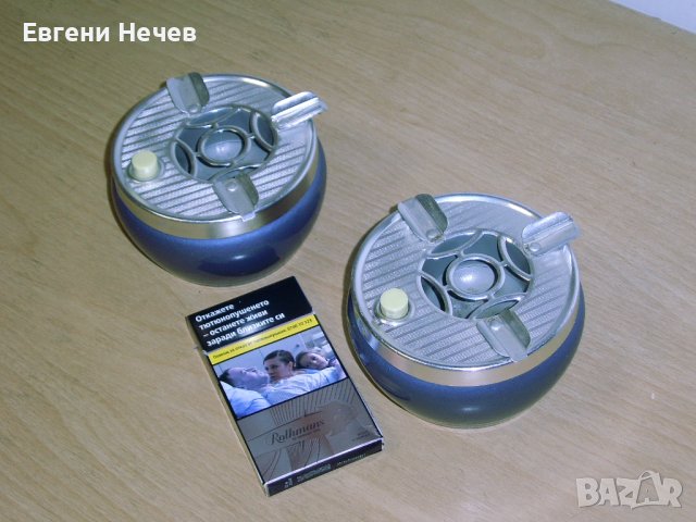    2 -бр.   МЕТАЛНИ   ПЕПЕЛНИЦИ   С   ОТВАРЯЩО    СЕ  ДЪНО - ДВАТА  ОБЩО   ЗА 20 лева ., снимка 6 - Други стоки за дома - 41856987