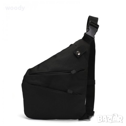 Тактическа чанта за през рамо Defender, Черен цвят, снимка 11 - Екипировка - 41474752