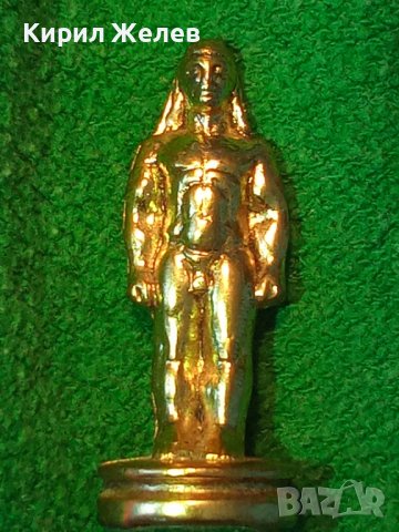 СТАРА ФИГУРКА ОЛОВНО ВОЙНИЧЕ ЕГИПЕТ с ПОЗЛАТА РЯДКО за КОЛЕКЦИЯ ФИГУРА от ШАХ 27396, снимка 2 - Колекции - 38139139