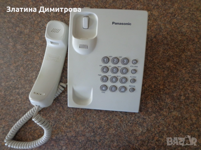 ТЕЛЕФОНЕН АПАРАТ PANASONIC KX-TS 500 FXW, снимка 3 - Стационарни телефони и факсове - 52563302