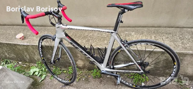 карбонов шосеен велосипед Scott foil ultegra di2 2х10. Размер 54.