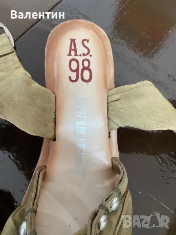 Дамски сандали от ест.кожа A.S. 98, снимка 8 - Сандали - 49931623