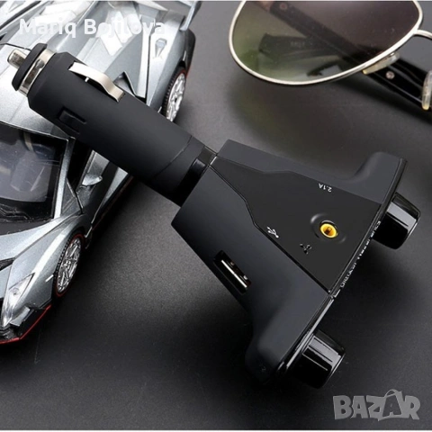 Многофункционален предавател за кола, Bluetooth плейър, mp3, зарядно, снимка 15 - Аксесоари и консумативи - 53215629