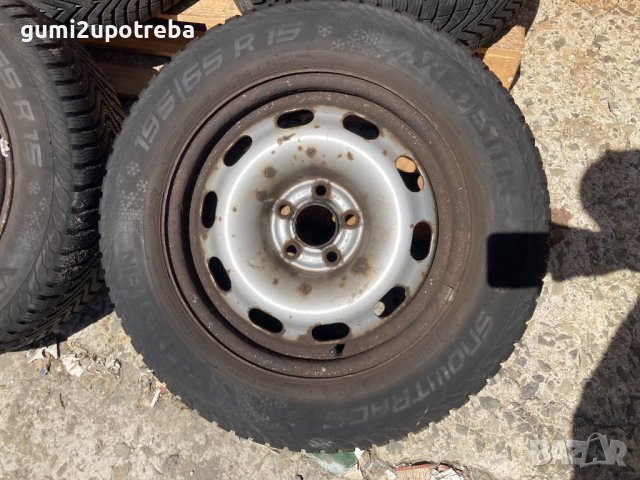 15 джанти 5х100 VW Golf4 Audi A3 195/65/15 Vredestein 2019г 7+мм, снимка 2 - Гуми и джанти - 41706727